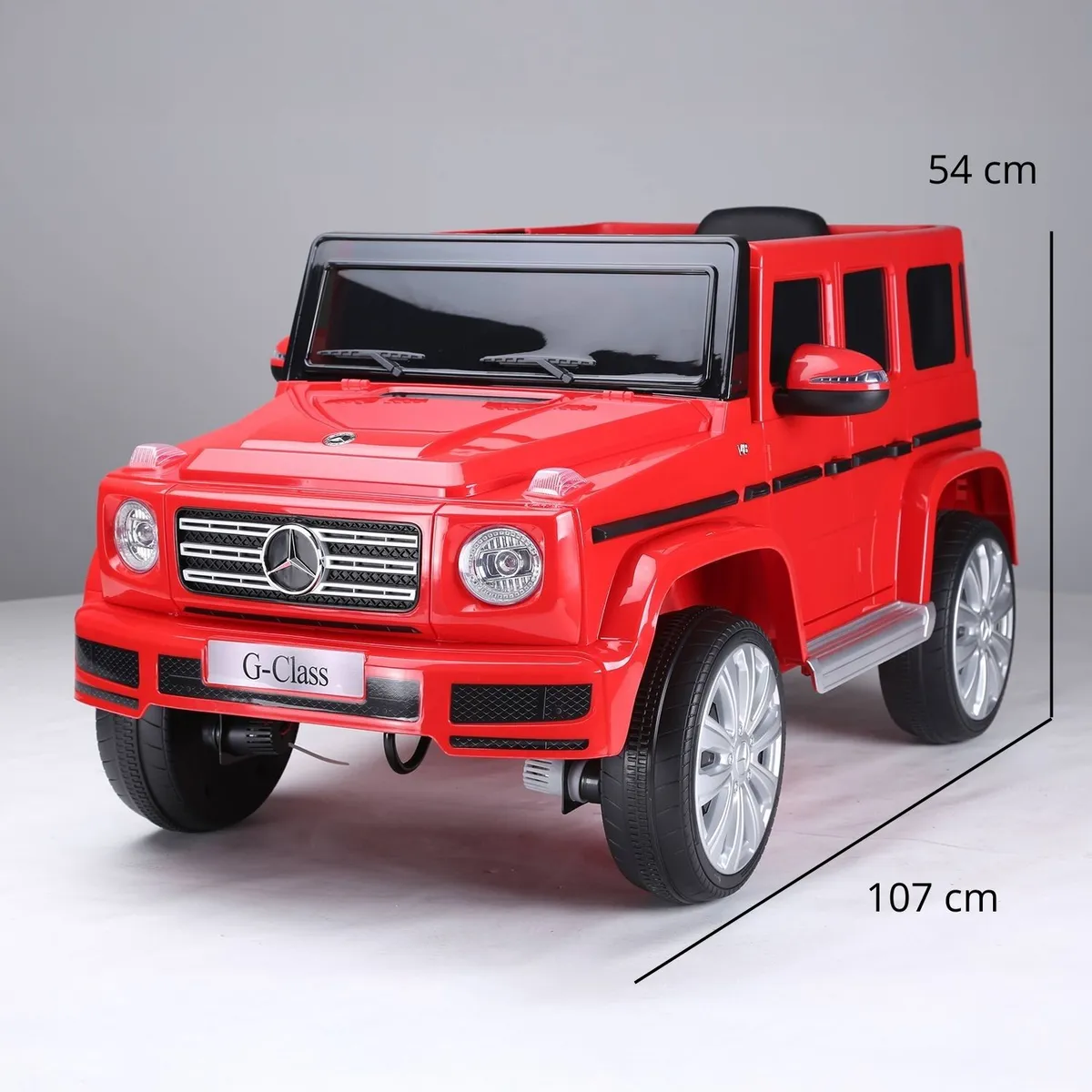 MERCEDES BENZ - Carro montable eléctrico niño Mercedes Benz AMG 12V Rojo 