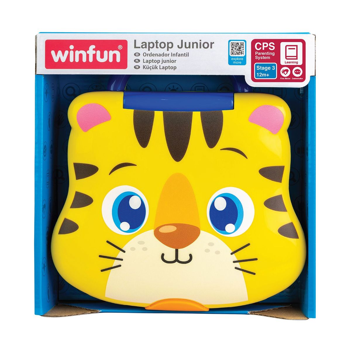WINFUN - Juguete para bebé didáctico Winfun: Laptop interactiva Tigre