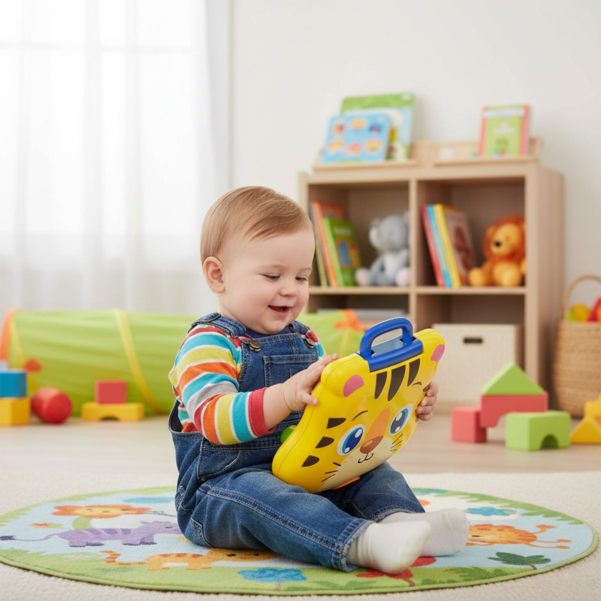 WINFUN - Juguete para bebé didáctico Winfun: Laptop interactiva Tigre