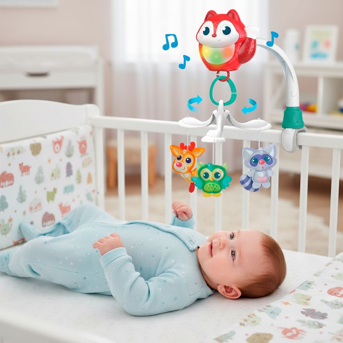 WINFUN - Juguete para bebé didáctico Winfun: Móvil musical Dulces sueños 3 en 1