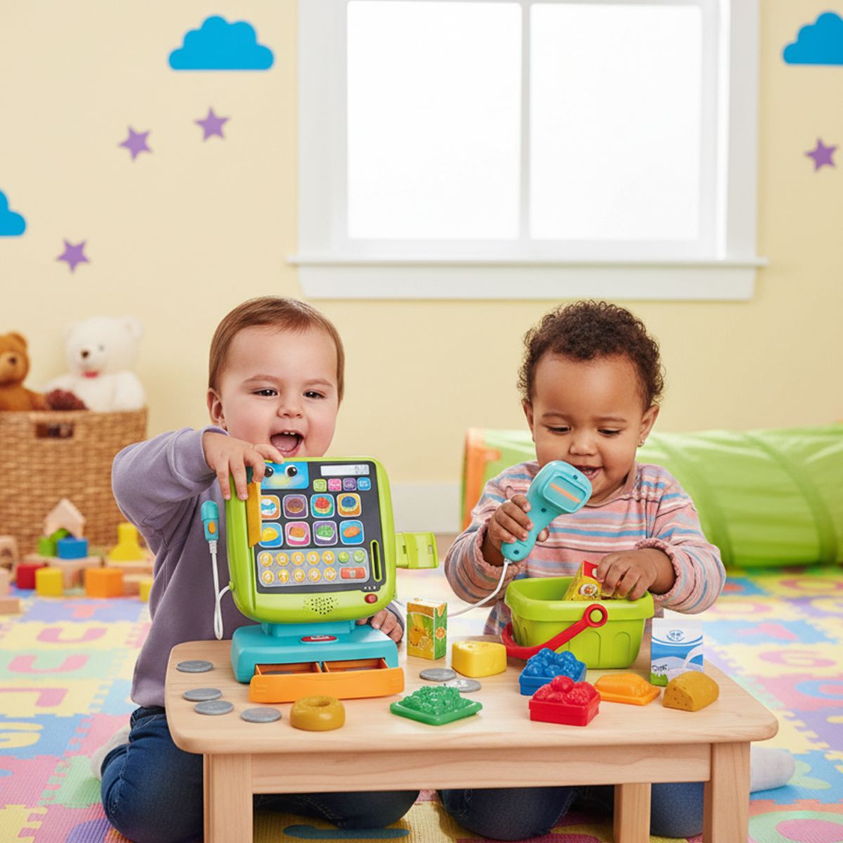 WINFUN - Juguete para bebé didáctico Winfun: Caja registradora interactiva