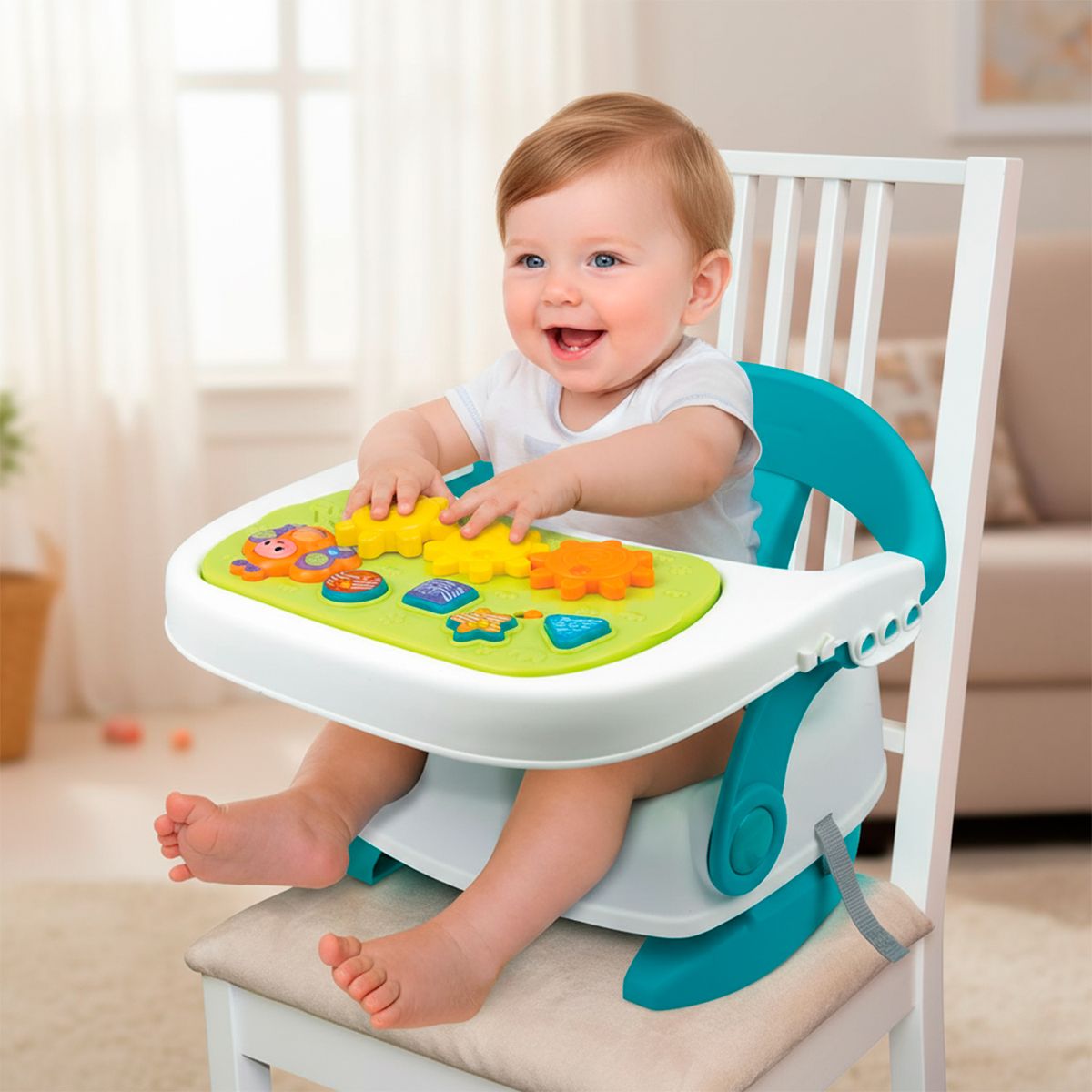 WINFUN - Silla para bebé didáctica Winfun: Silla Musical 3 en 1 adaptable