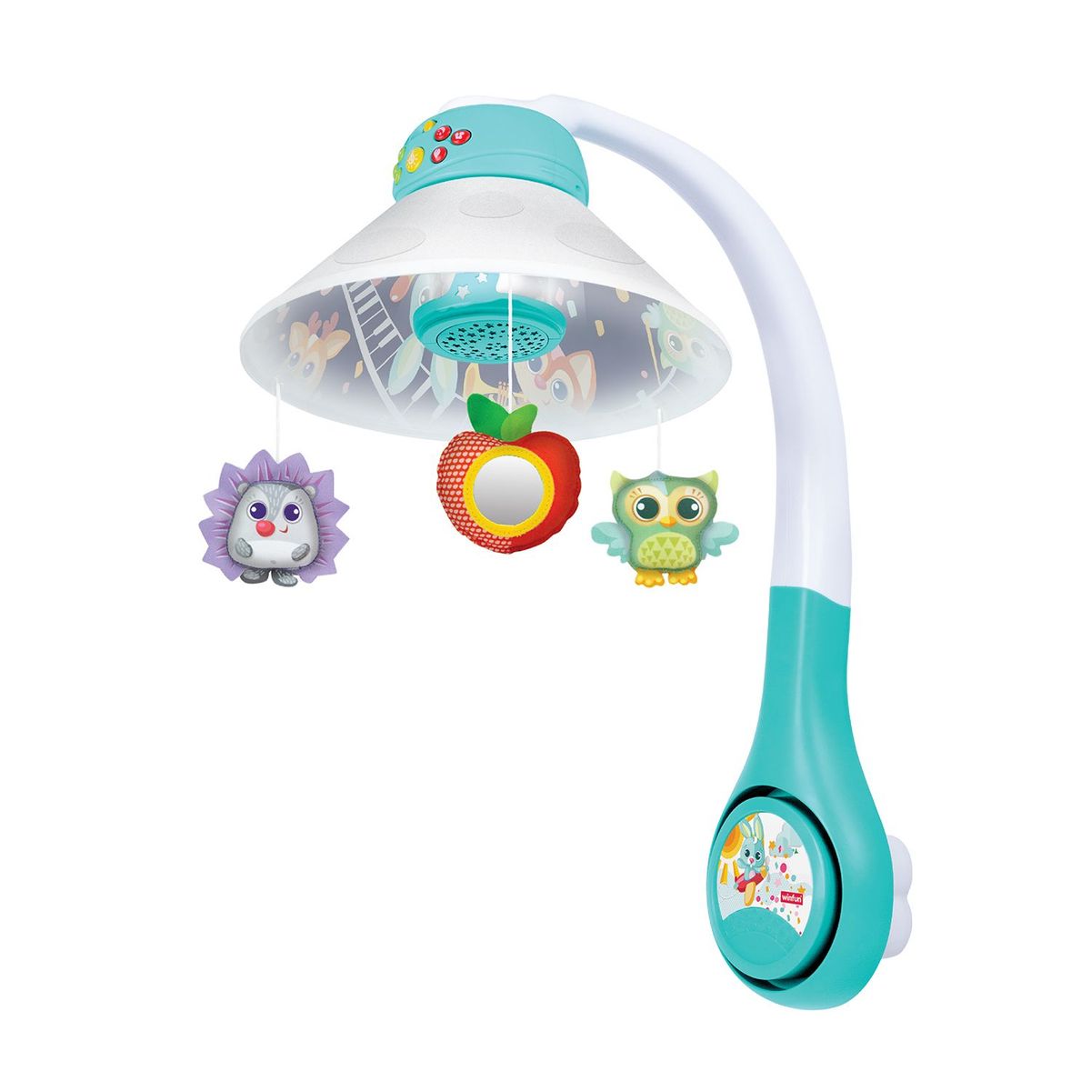 WINFUN - Juguete para bebé didáctico Winfun: Proyector móvil Hora de dormir 3 en 1