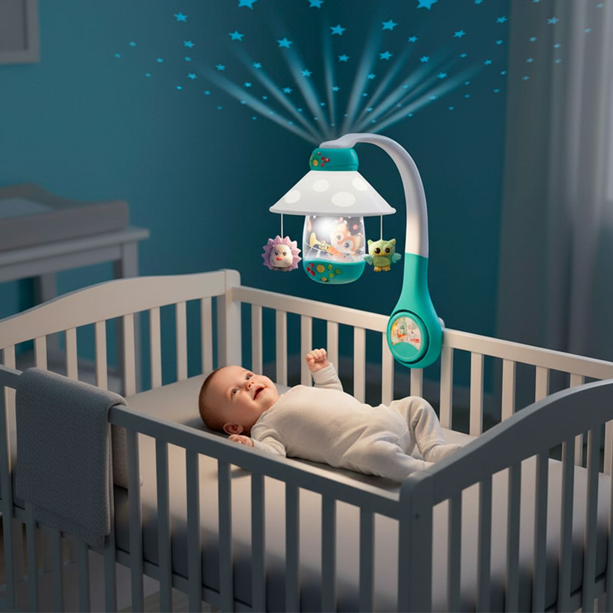 WINFUN - Juguete para bebé didáctico Winfun: Proyector móvil Hora de dormir 3 en 1