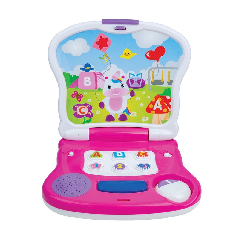 WINFUN - Juguete para bebé didáctico Winfun: Laptop interactiva Unicornio