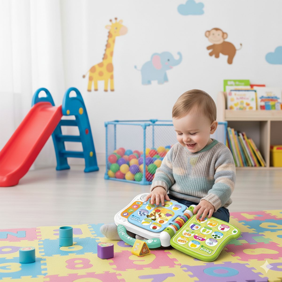 WINFUN - Juguete para bebé didáctico Winfun: Libro de aprendizaje mis primeras palabras