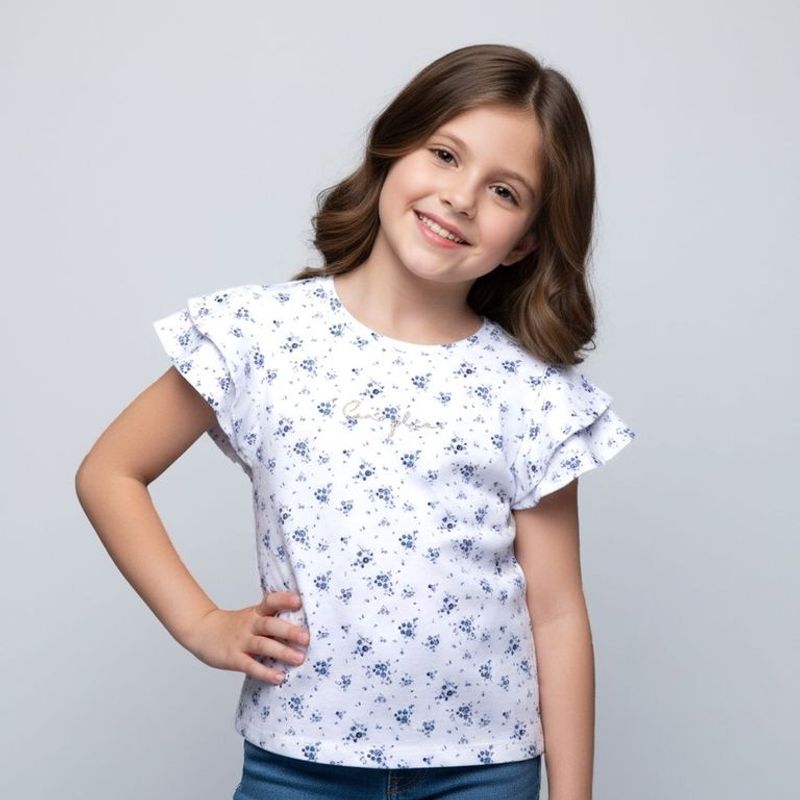 CONIGLIO - Camiseta para Niña con Boleros Coniglio
