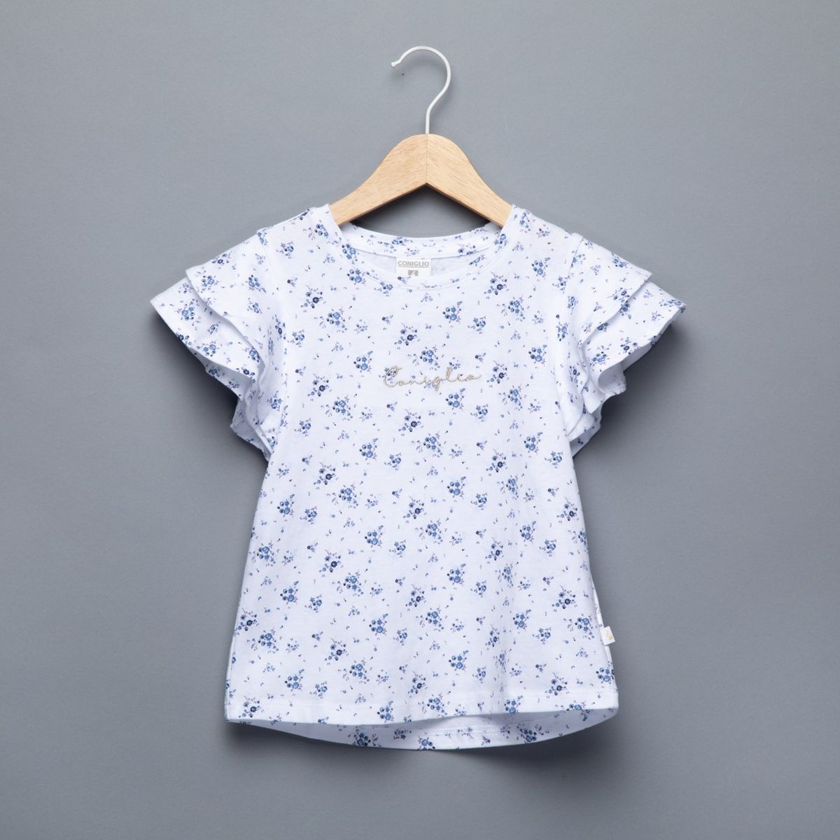 CONIGLIO - Camiseta para Niña con Boleros Coniglio