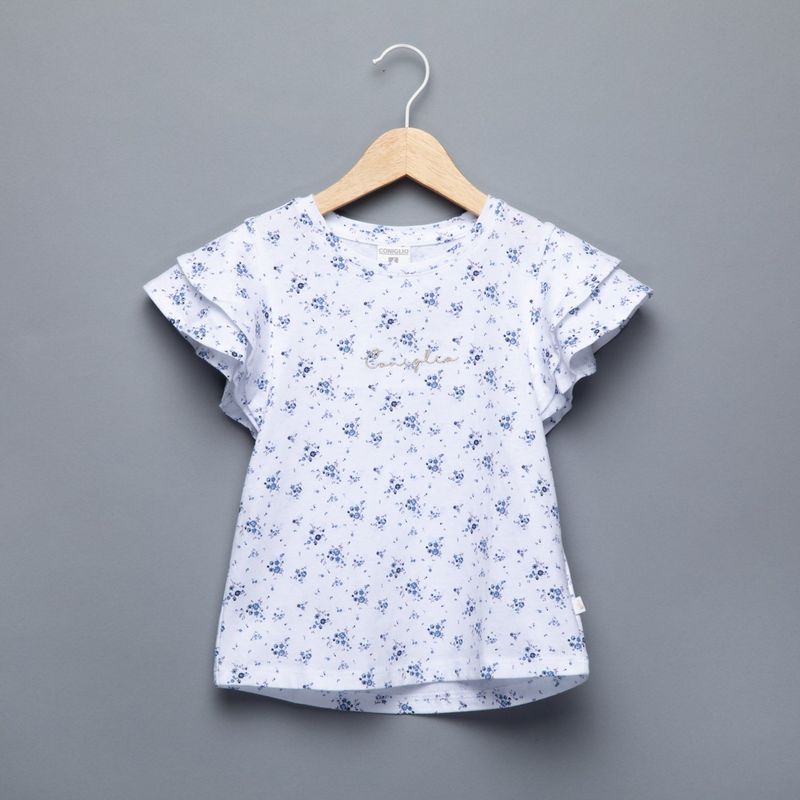CONIGLIO - Camiseta para Niña con Boleros Coniglio