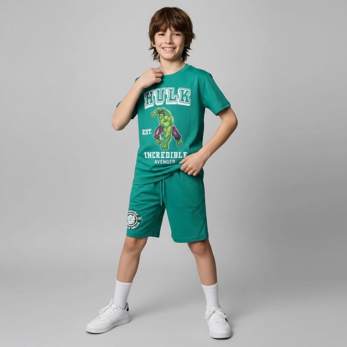 AVENGERS - Sets Camiseta manga corta + Short para Niño en Poliéster Avengers