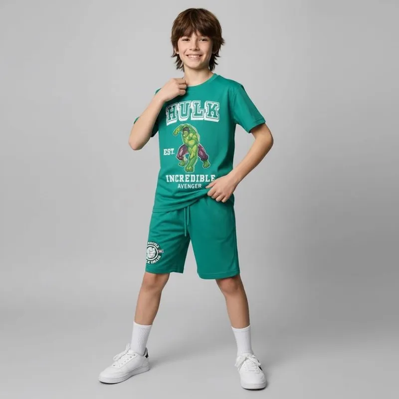 AVENGERS - Sets Camiseta manga corta + Short para Niño en Poliéster Avengers