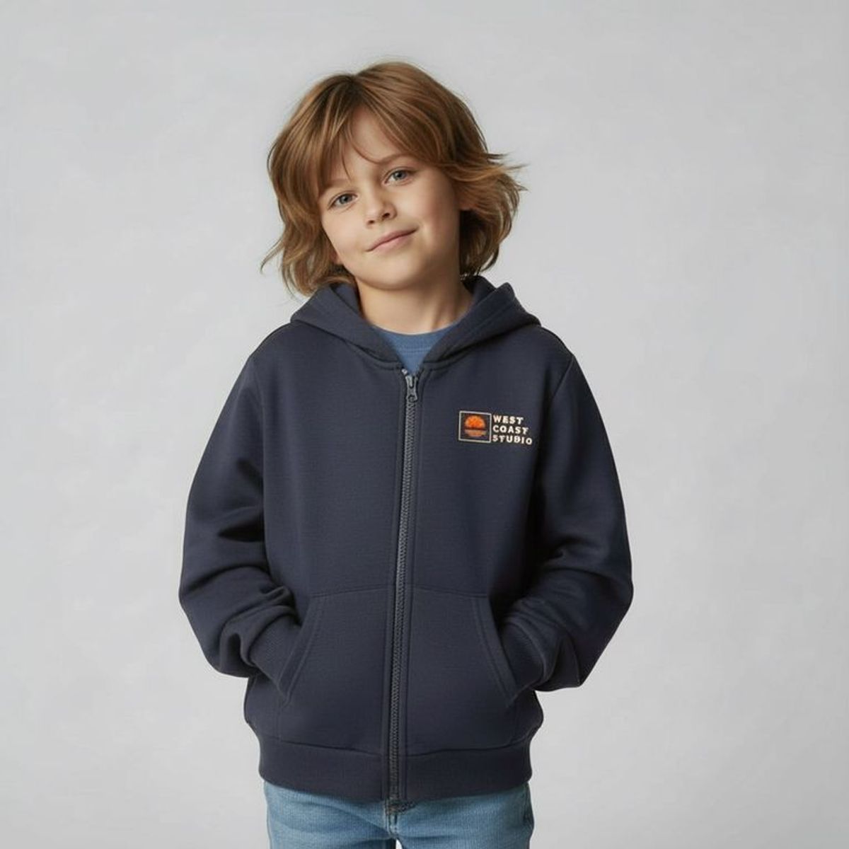 YAMP - Saco Con capucha para Niño de Algodón Yamp