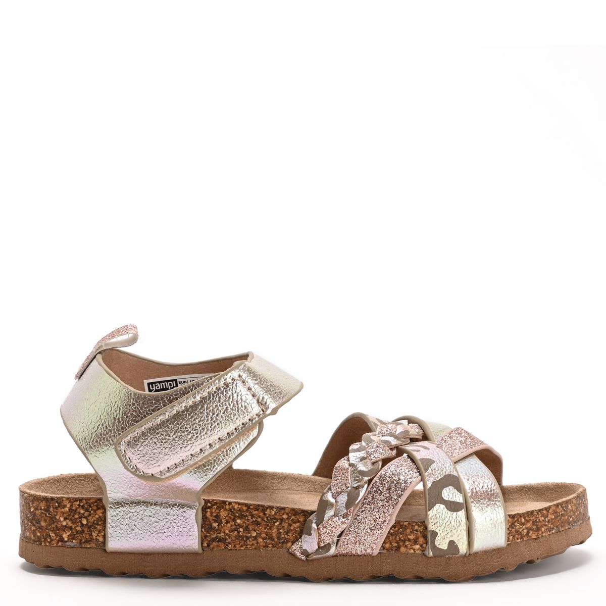YAMP - Sandalias Yamp Bk Butfly K Niña con Velcro