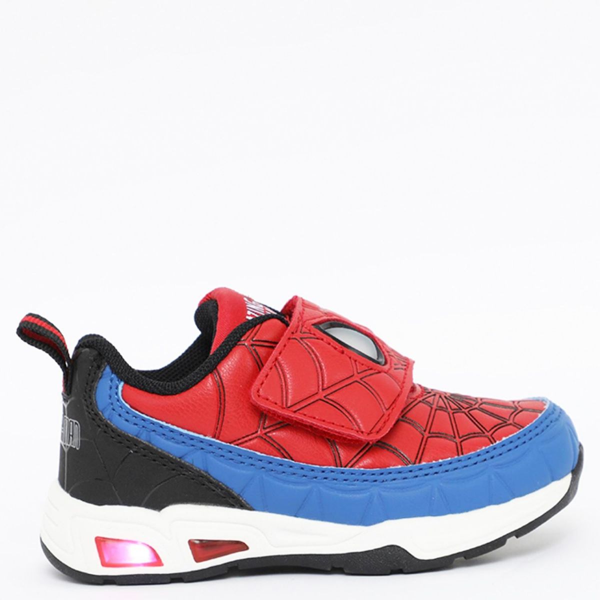 MARVEL - Tenis con luces Spiderman L Luz I Marvel Niño con Velcro