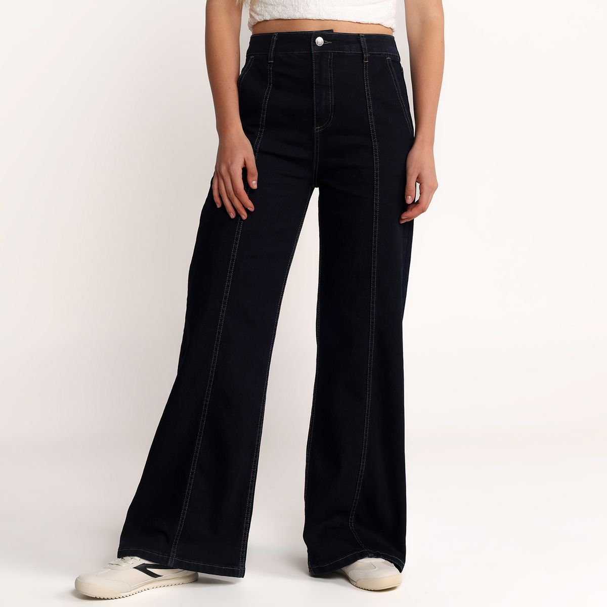 SYBILLA - Jean Super Wide leg Mujer Tiro bajo Sybilla 