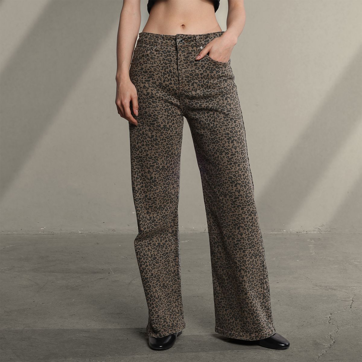 SYBILLA - Jean Super Wide leg Mujer Tiro bajo Sybilla 