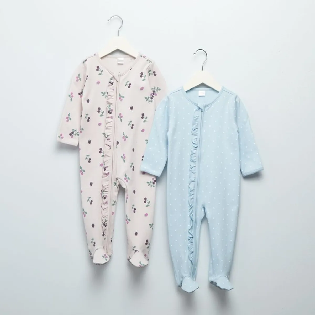 YAMP - Pijama  Para Bebé niña Pack de 2 unidades con Estampado  Manga larga de Algodón Yamp