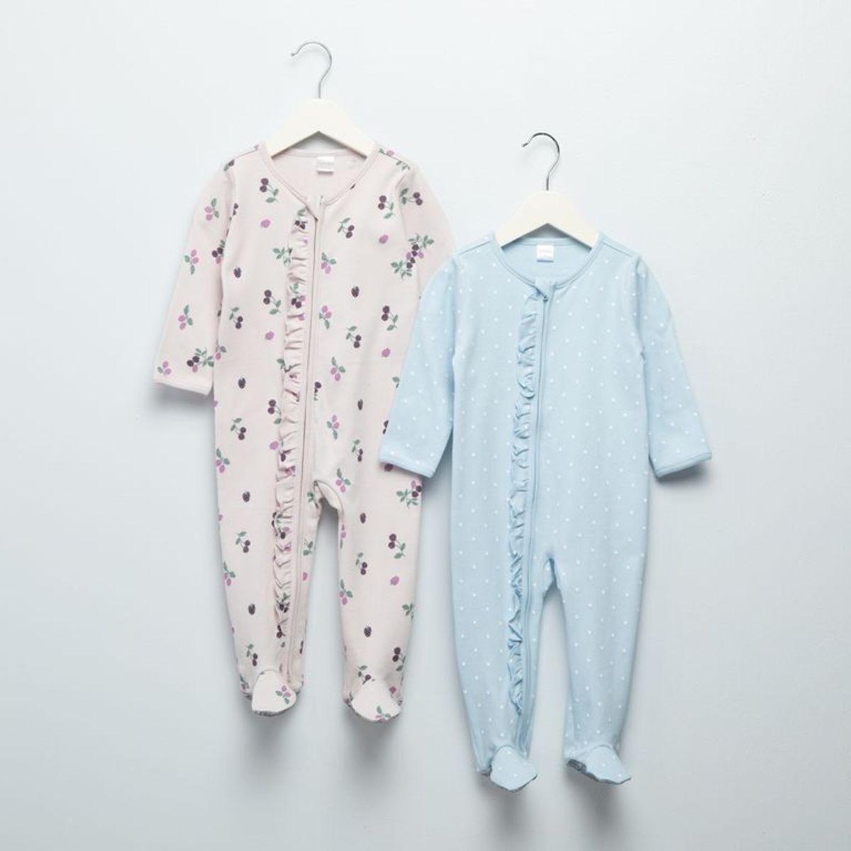 YAMP - Pijama  Para Bebé niña Pack de 2 unidades con Estampado  Manga larga de Algodón Yamp