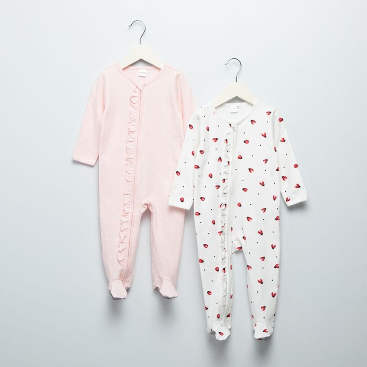 YAMP - Pijama  Para Bebé niña Pack de 2 unidades con Estampado  Manga larga de Algodón Yamp