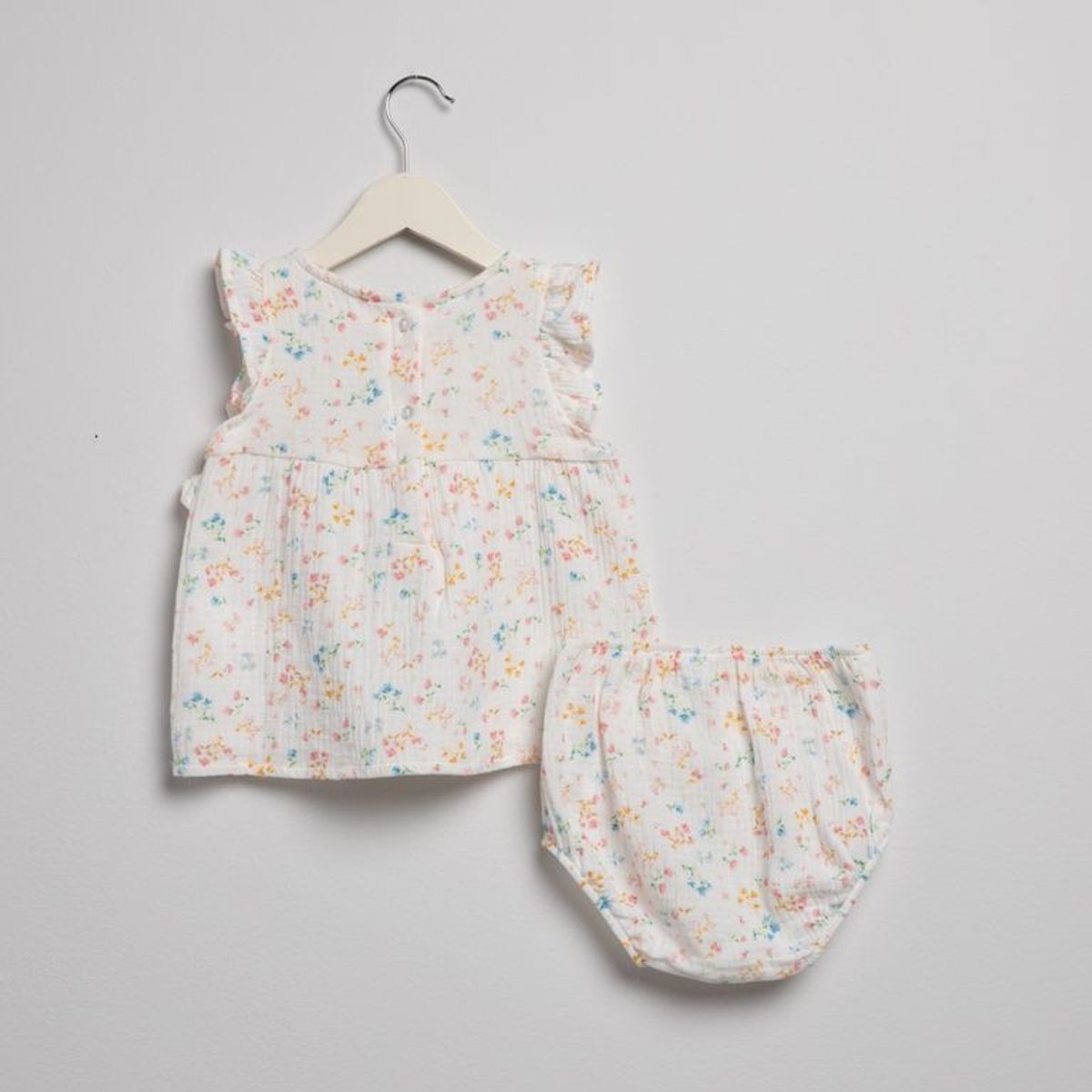 YAMP - Sets Vestido + Calzoncito para Bebé niña en Algodón Yamp