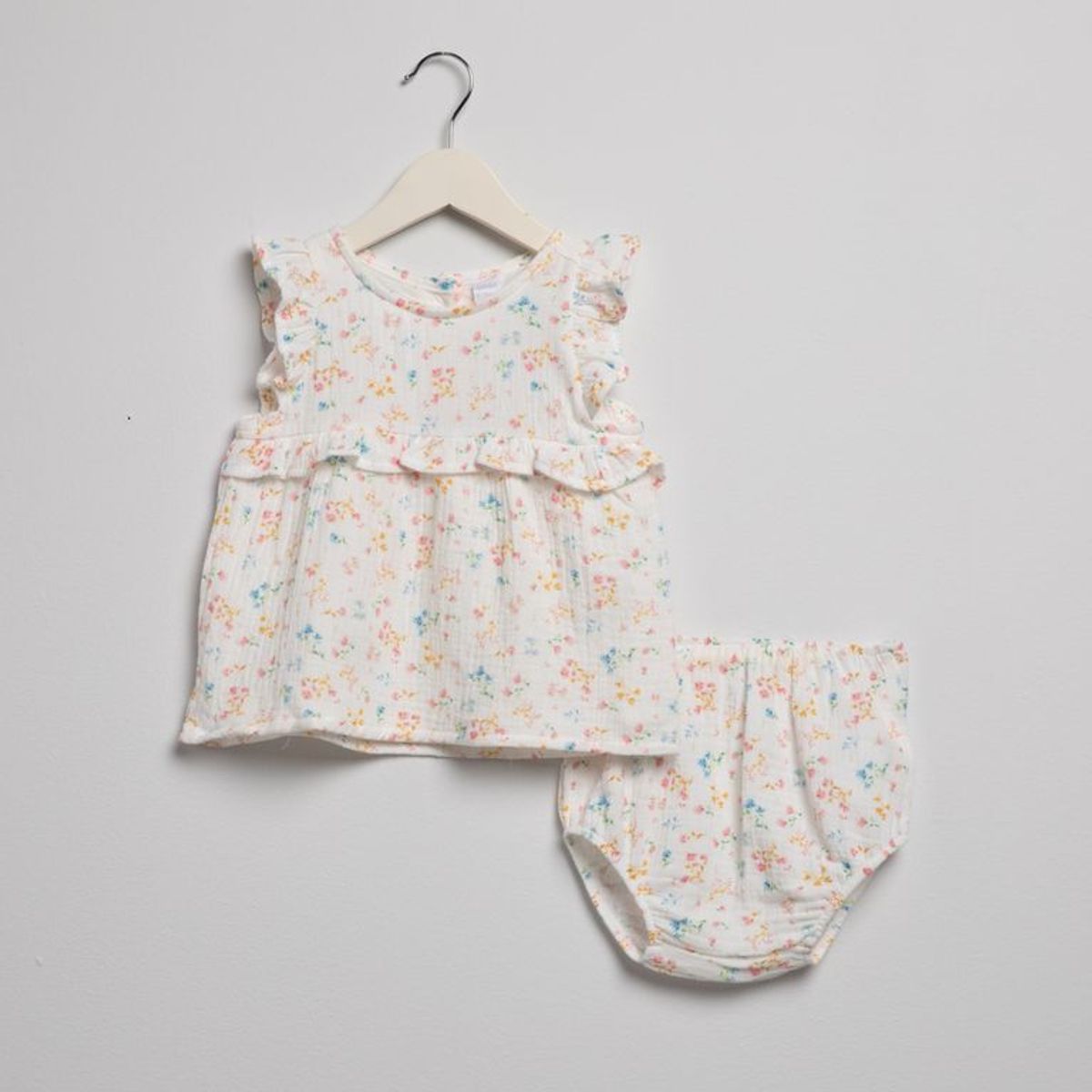 YAMP - Sets Vestido + Calzoncito para Bebé niña en Algodón Yamp