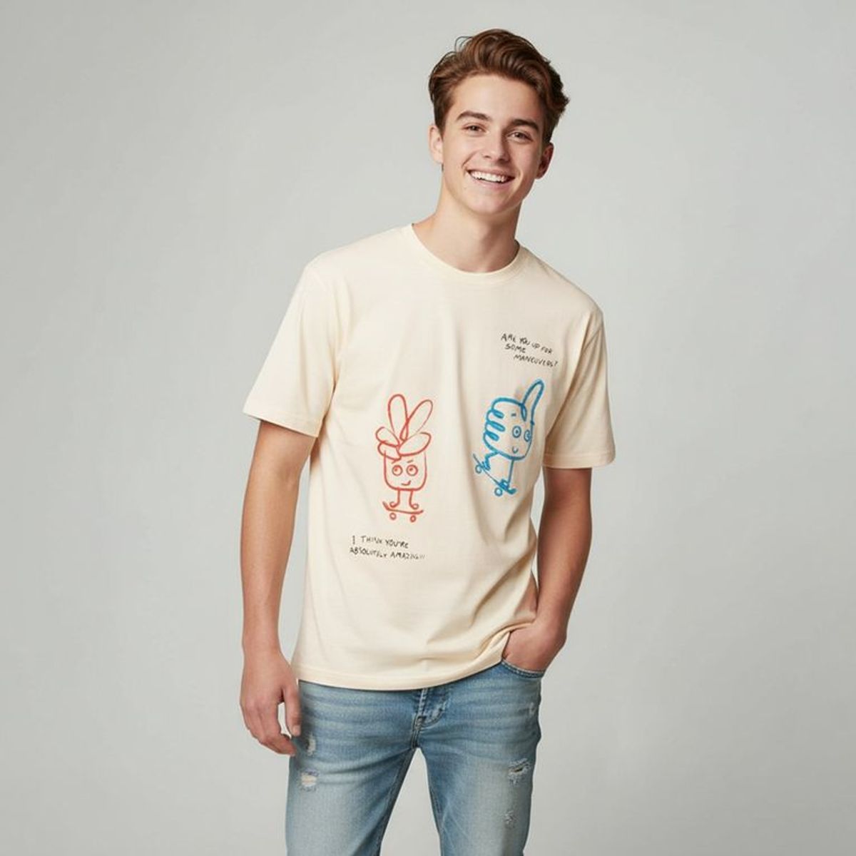 FEDERATION - Camiseta Para Niño con Estampado Manga corta de Algodón Federation