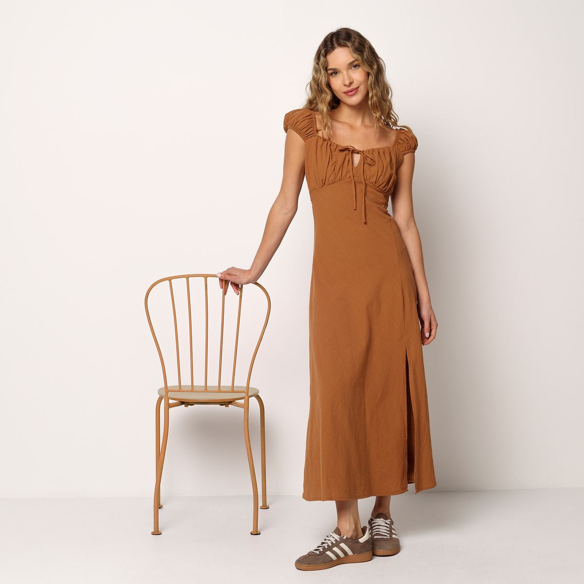 SYBILLA - Vestido Medio para Mujer Algodón Sybilla