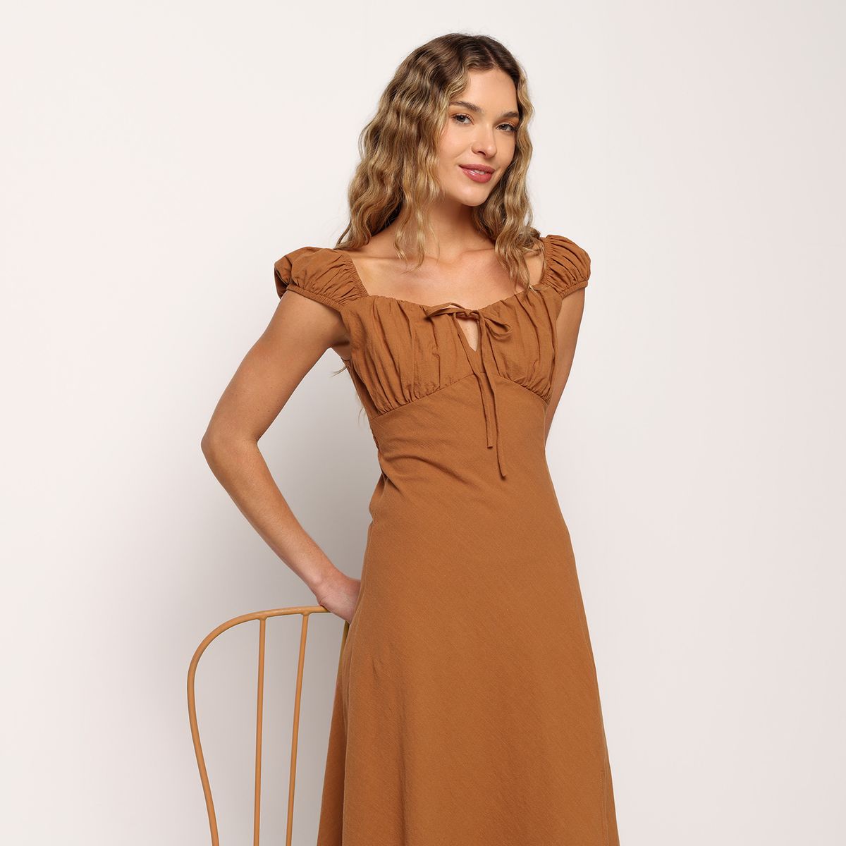 SYBILLA - Vestido Medio para Mujer Algodón Sybilla