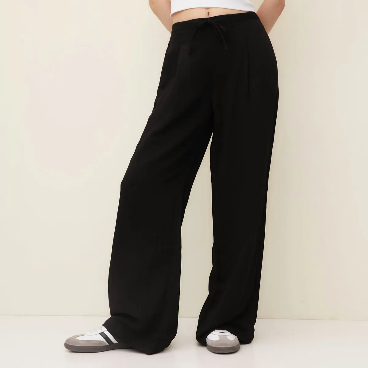 SYBILLA - Pantalón Recto Mujer Tiro medio Sybilla