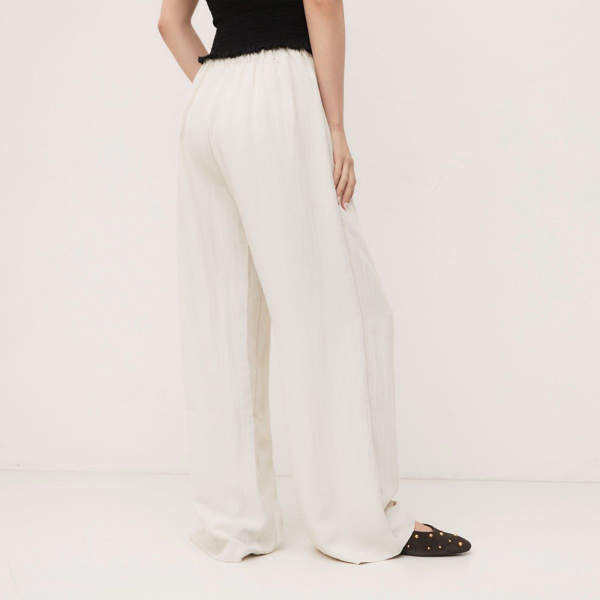 SYBILLA - Pantalón Recto Mujer Tiro medio Sybilla