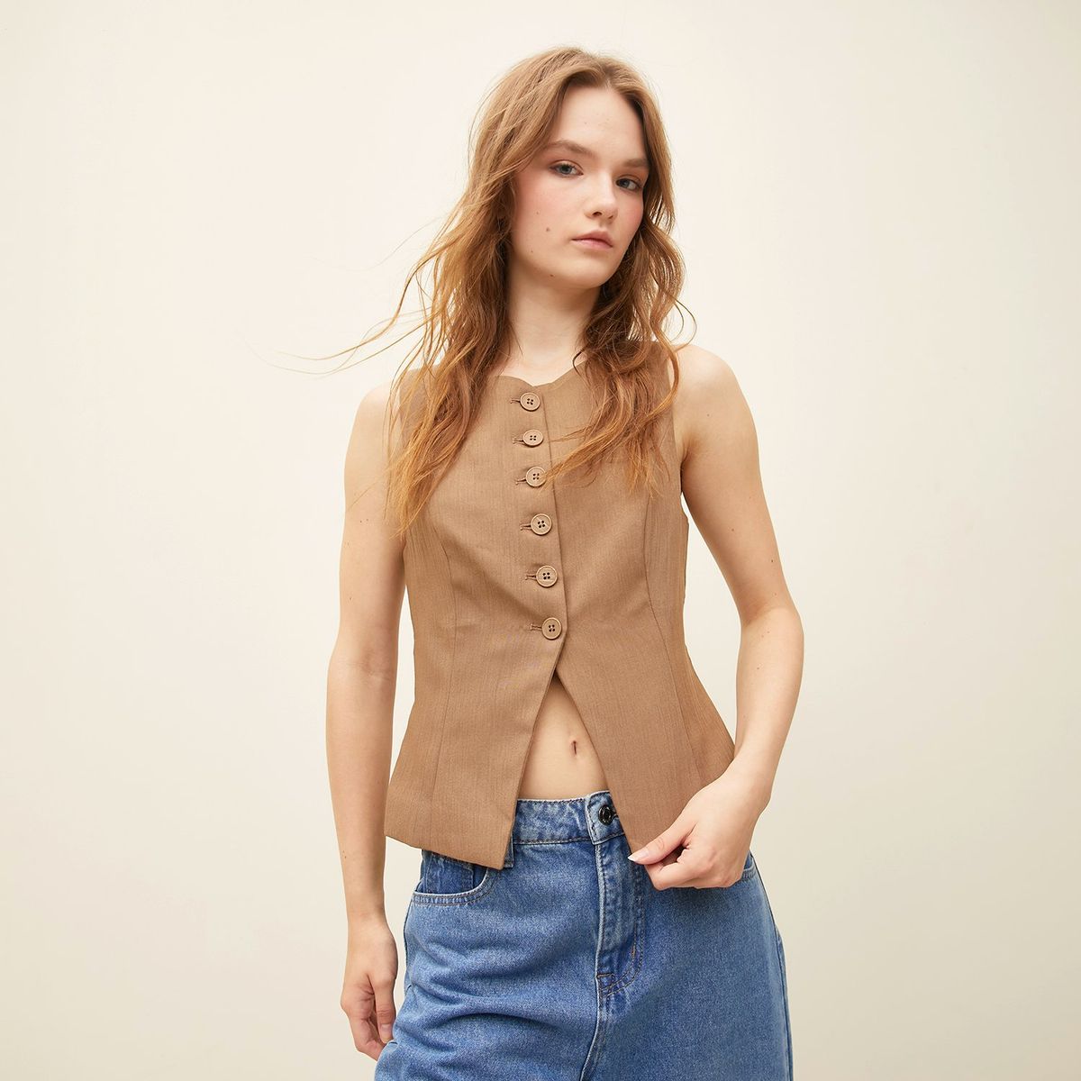 SYBILLA - Blusa Mujer Sin mangas Sybilla