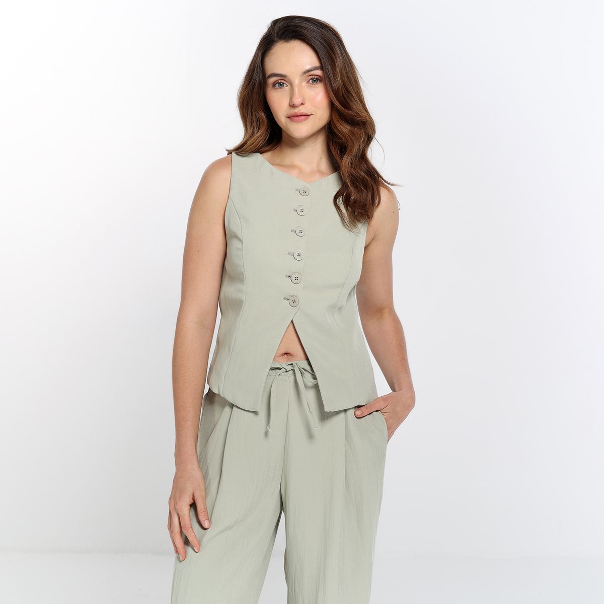 SYBILLA - Blusa Mujer Sin mangas Sybilla