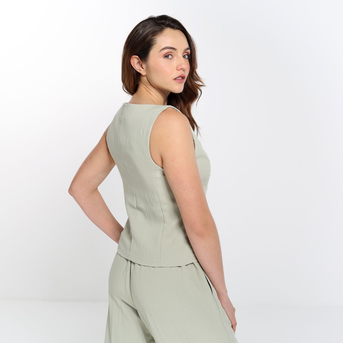 SYBILLA - Blusa Mujer Sin mangas Sybilla