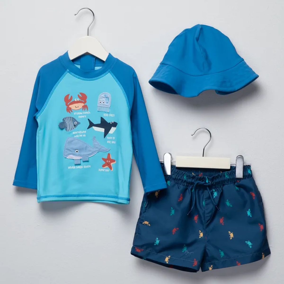 YAMP - Vestido de baño para Bebé niño 3 piezas con Estampado  Yamp