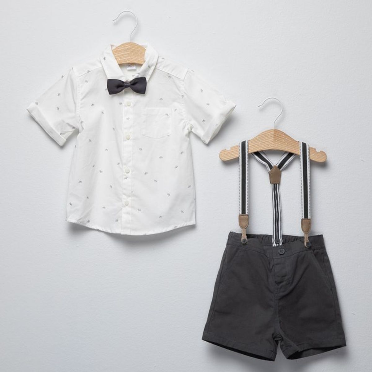 YAMP - Set  Para Bebé niño 3 piezas Manga corta de Algodón Yamp