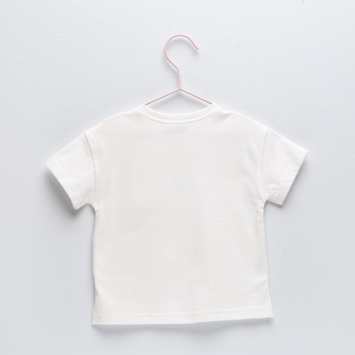YAMP - Camiseta para Bebé niña Con aplique Manga corta de Algodón Yamp