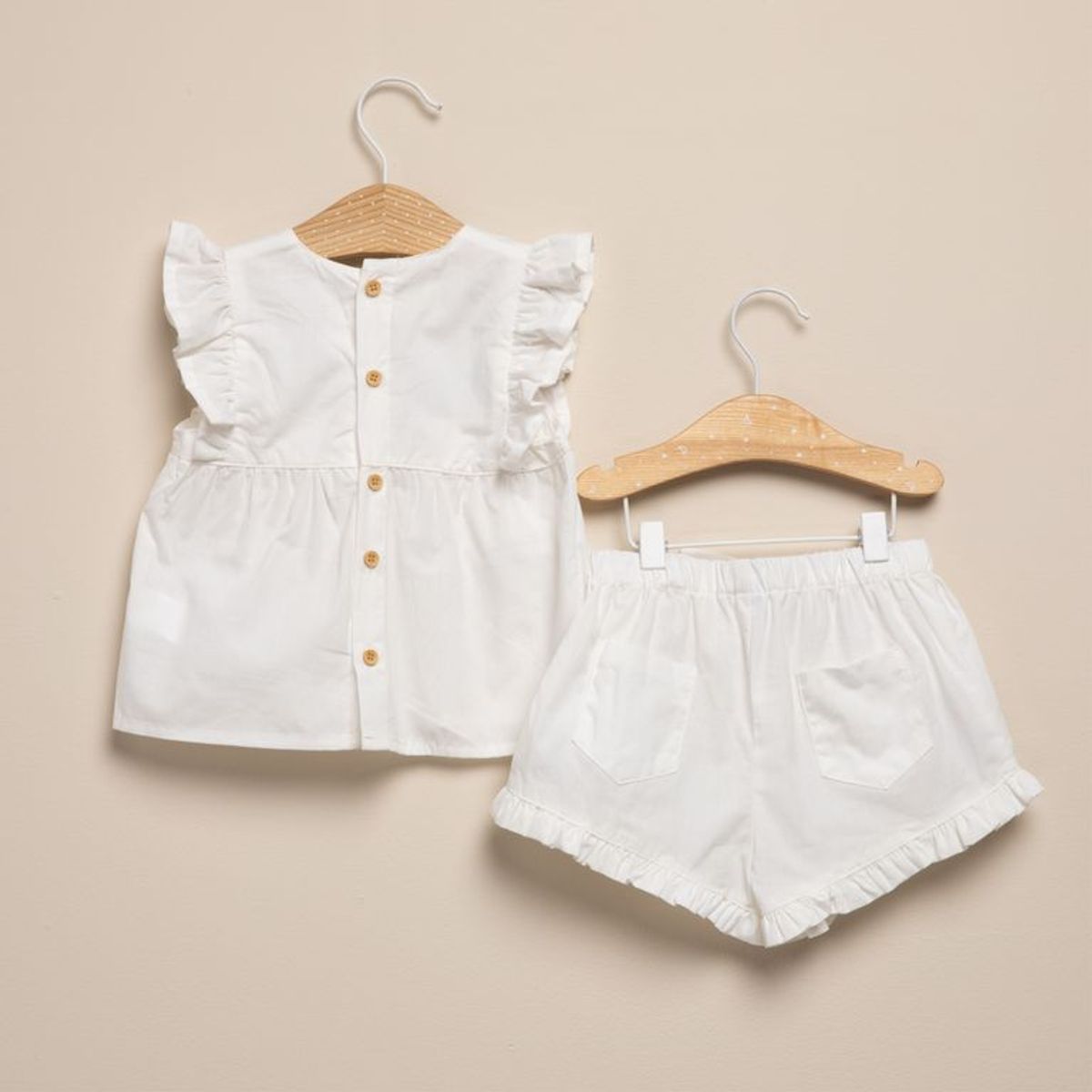 YAMP - Sets Blusa + Short para Bebé niña en Algodón Yamp