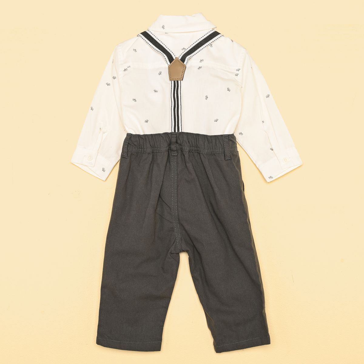 YAMP - Set Con accesorio Para Bebé niño 3 piezas Manga larga de Algodón Yamp