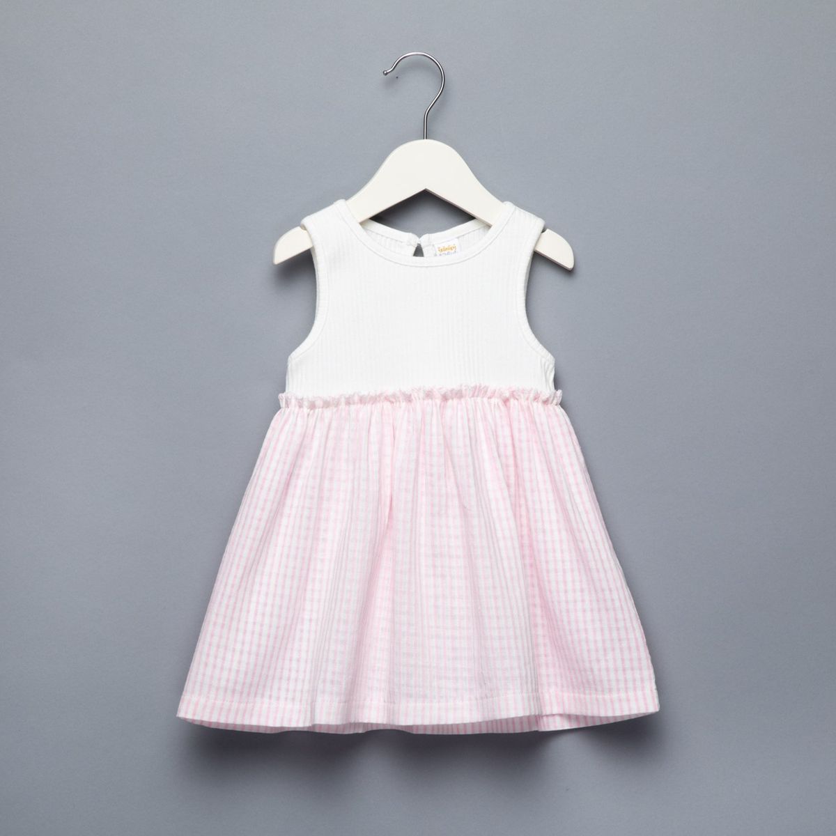YAMP - Vestido para Bebé niña de Algodón Yamp