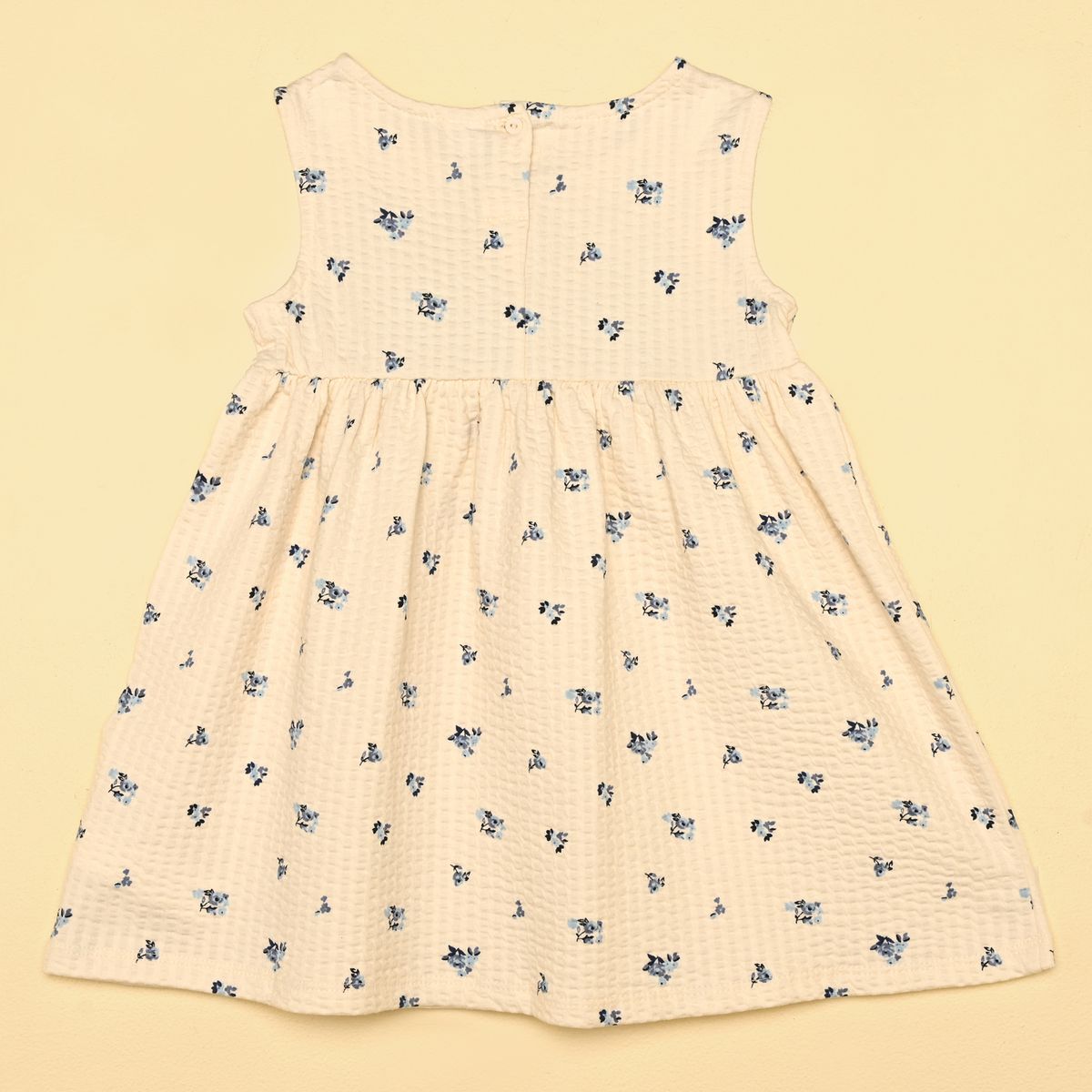 YAMP - Vestido para Bebé niña Con aplique de Algodón Yamp