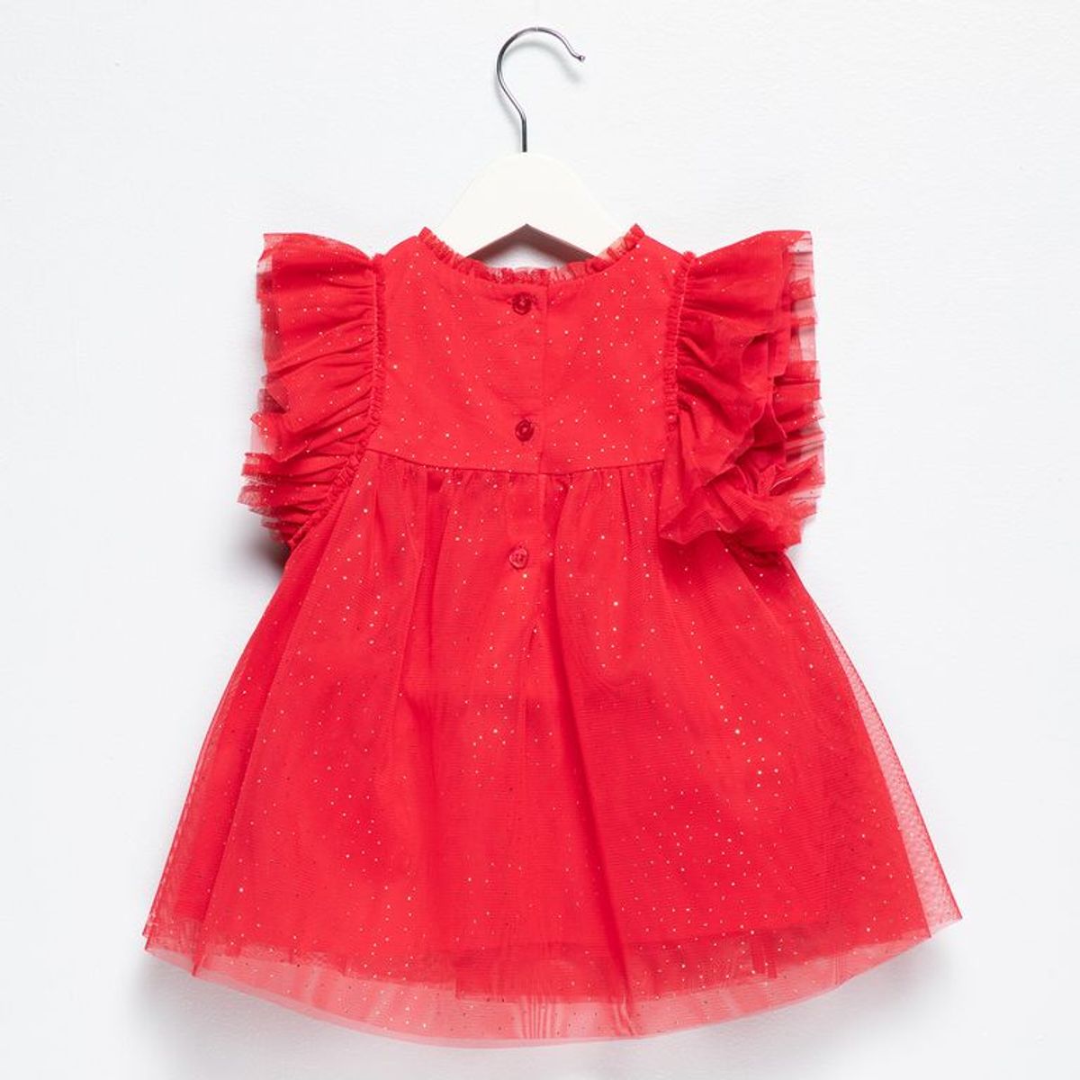 YAMP - Vestido Con accesorio Para Bebé niña 2 piezas Brillante  Manga corta Yamp