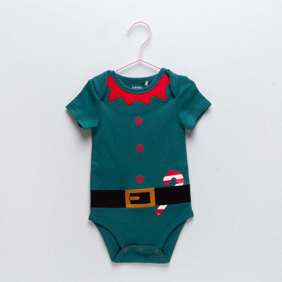 YAMP - Bodie Navideño para Bebé niño con Estampado Manga corta de Algodón Yamp 