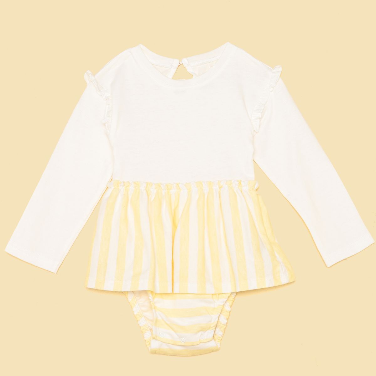 YAMP - Body para Bebé niña Boleros Manga larga de Algodón Yamp