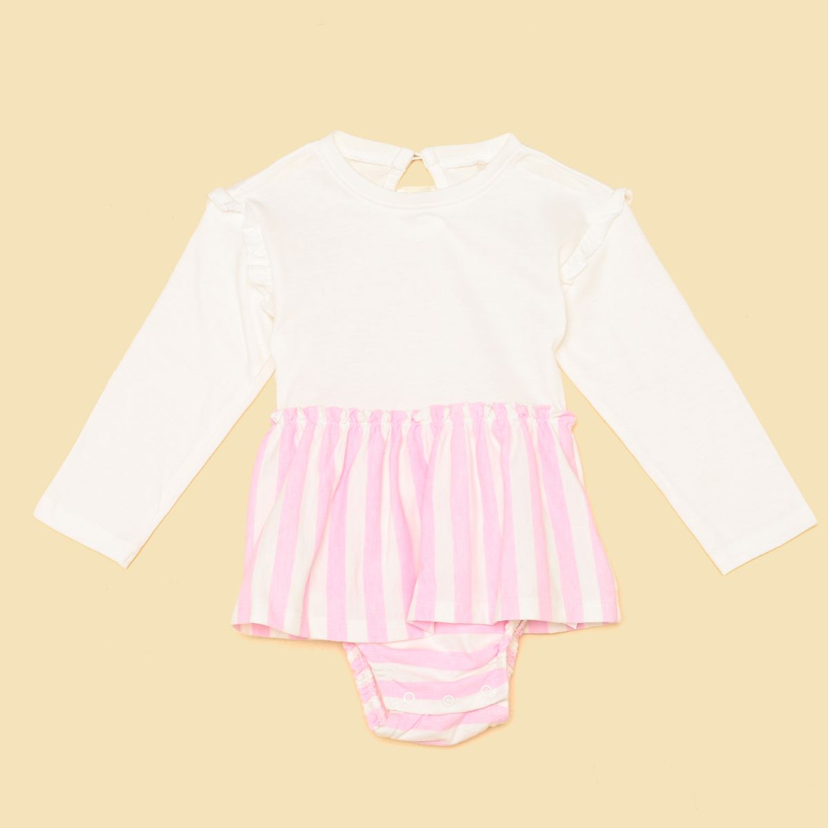 YAMP - Body para Bebé niña Boleros Manga larga de Algodón Yamp