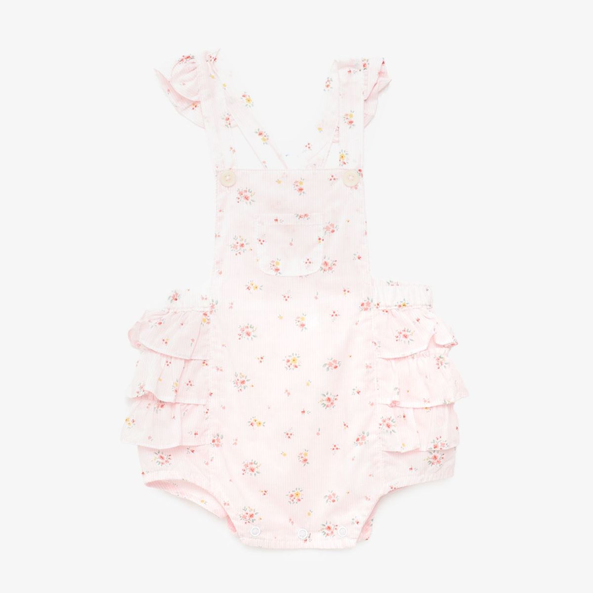 YAMP - Sets Jardinera + Body manga corta para Bebé niña en Algodón Yamp