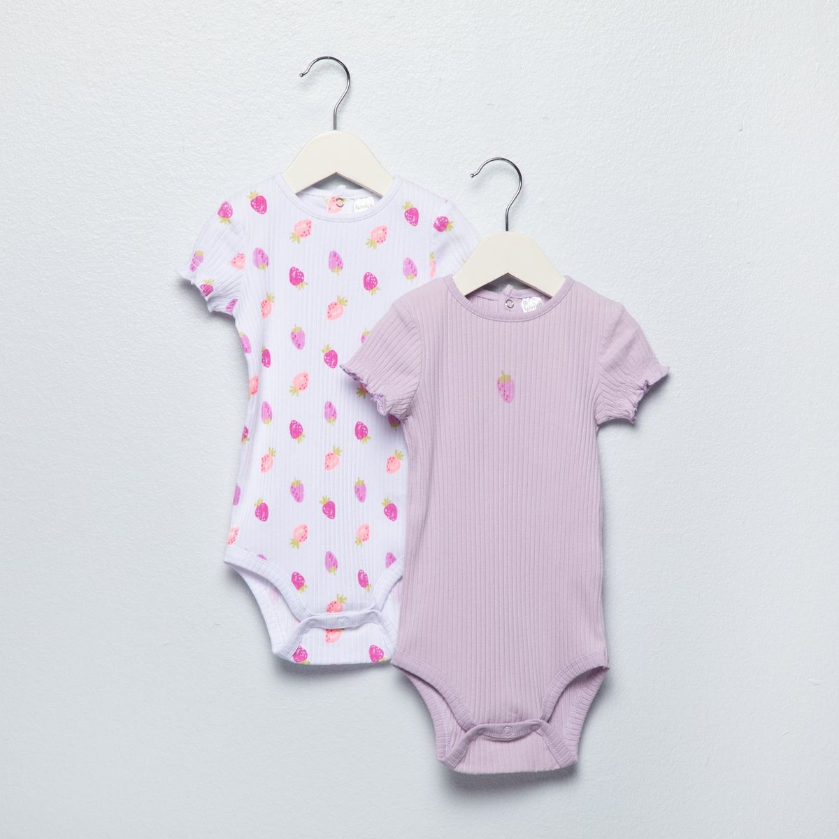 YAMP - Bodies Para Bebé niña Pack de 2 unidades Manga corta de Algodón Yamp