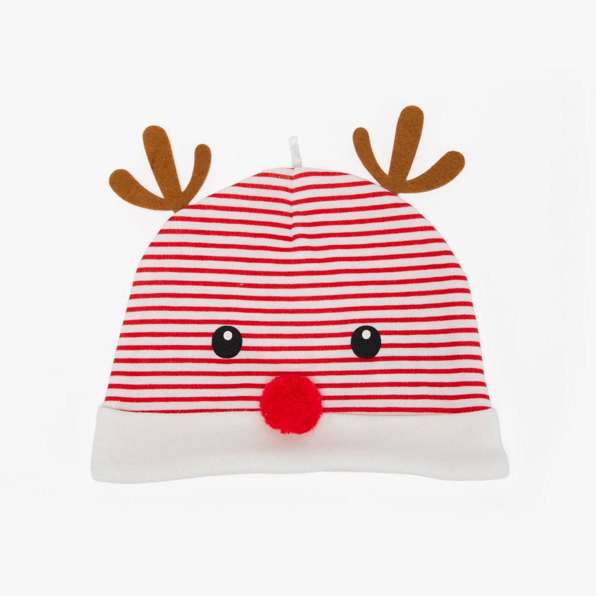 YAMP - Set Navideño Gorro + Babero + Medias para Unisex Bebé con Estampado de Algodón Yamp 