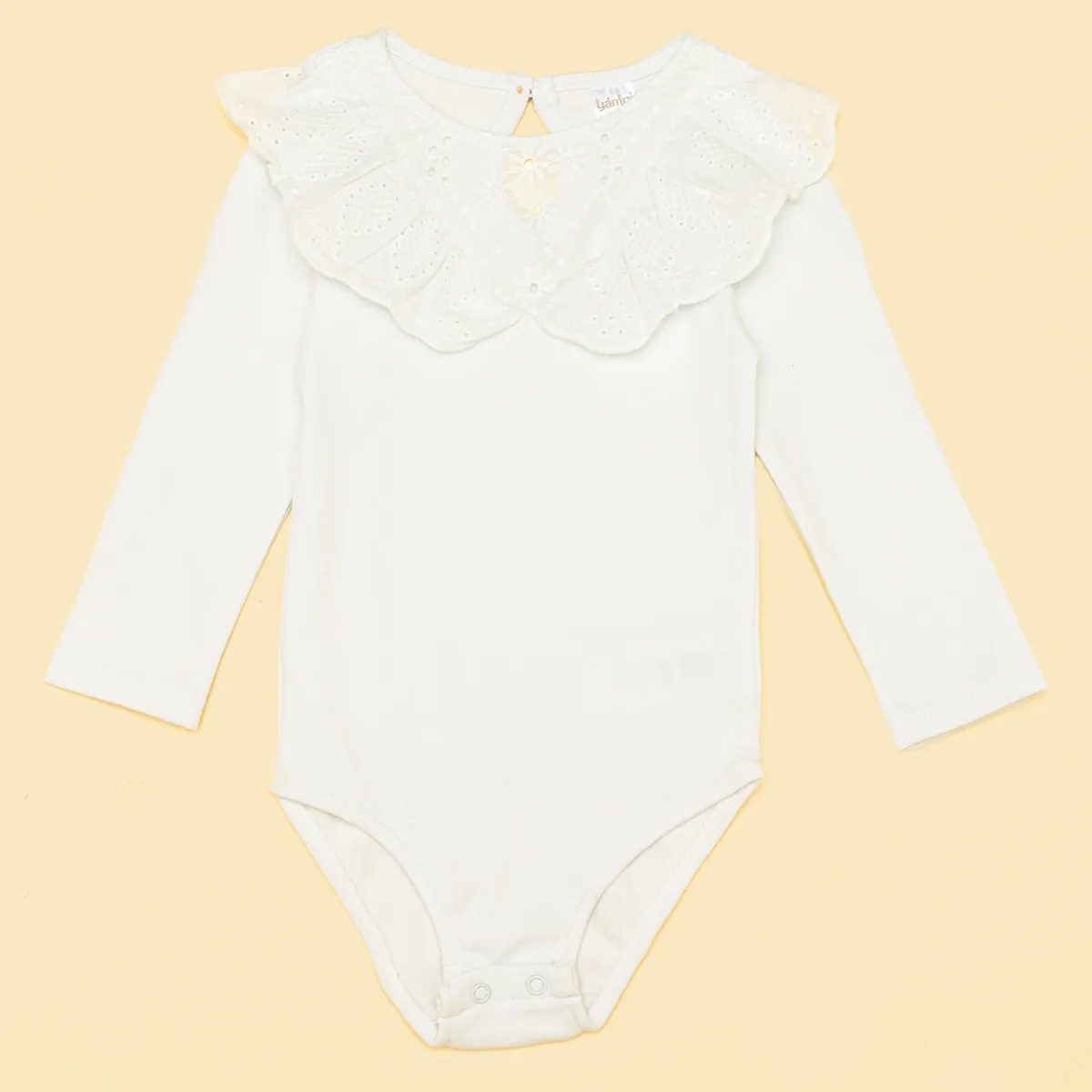 YAMP - Bodies  Para Bebé niña Pack de 2 unidades Manga larga de Algodón Yamp