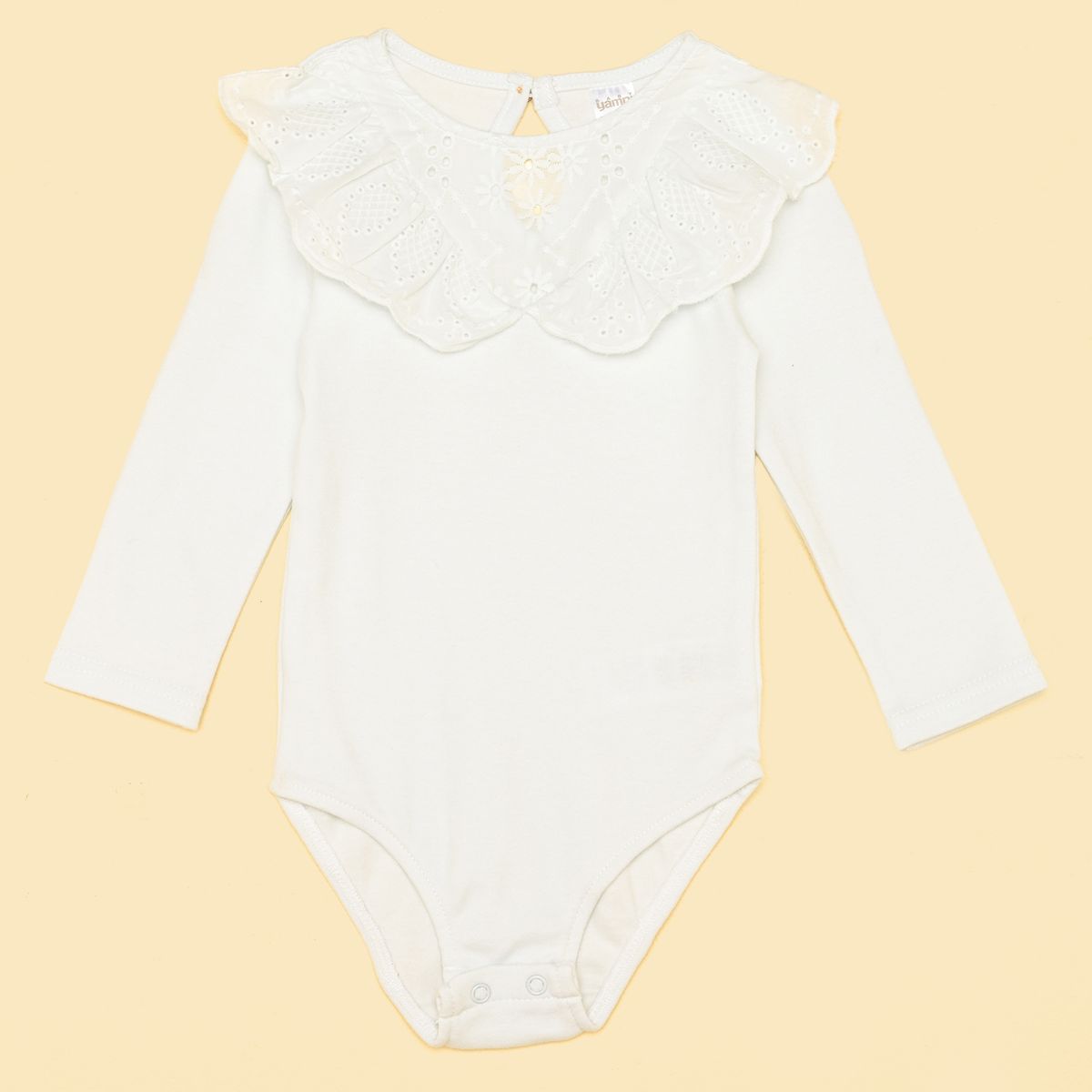 YAMP - Bodies  Para Bebé niña Pack de 2 unidades Manga larga de Algodón Yamp