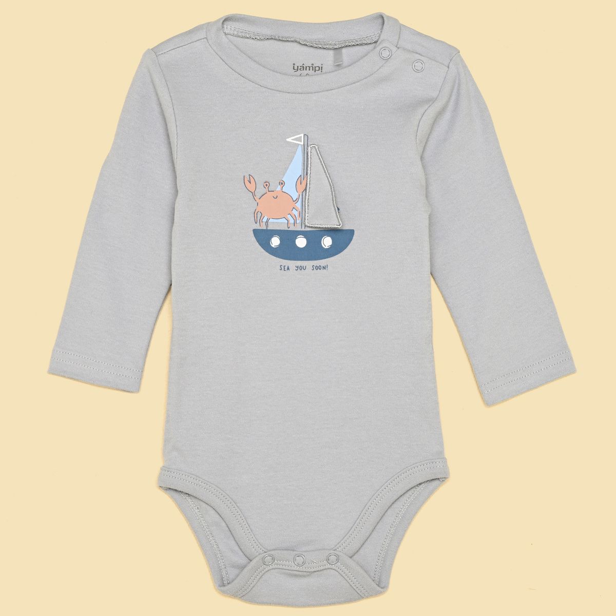 YAMP - Body para Bebé niño Pack de 2 unidades de Algodón Yamp